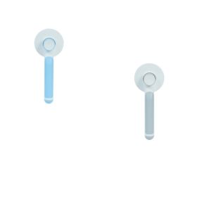 Round Handle Pet Passage Comb (Option: Blue Grey)
