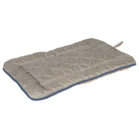 DGS Pet Products Chenille Pet Sleeper Cushion Extra Extra Large Blue/Grey 30" x 48" x 1" (Color: Grey/Blue, size: Extra Extra Large)