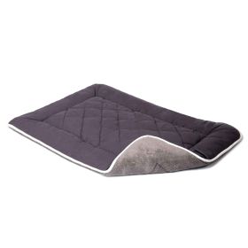 DGS Pet Products Pet Cotton Canvas Sleeper Cushion Extra Small Sand 15" x 20" x 1" (Color: Pebble Grey, size: Extra Extra Large)