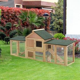 Rabbit Cage Outdoor, Rabbit House (Option: default title)