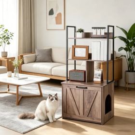 Wooden Cat Box Cabinet (Option: default title)